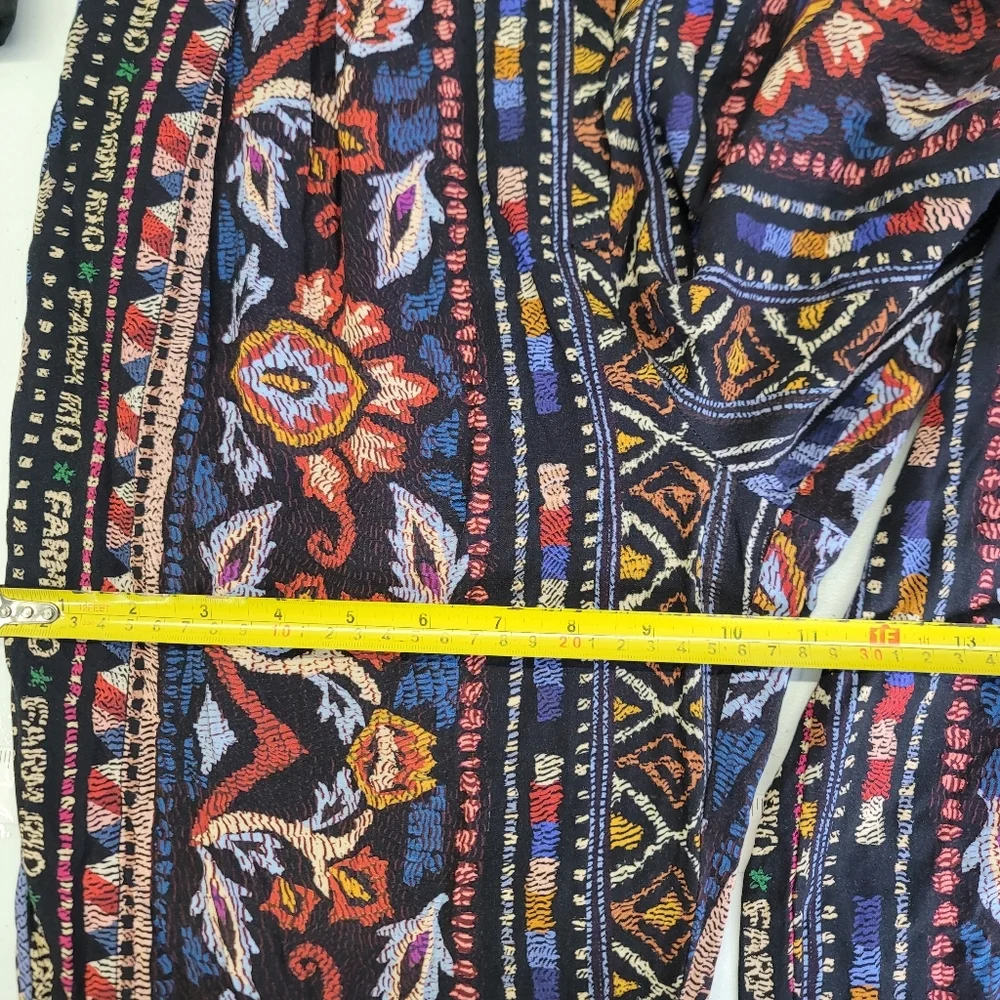 Farm Rio Aztec Print boho Pants - Picture 14 of 14